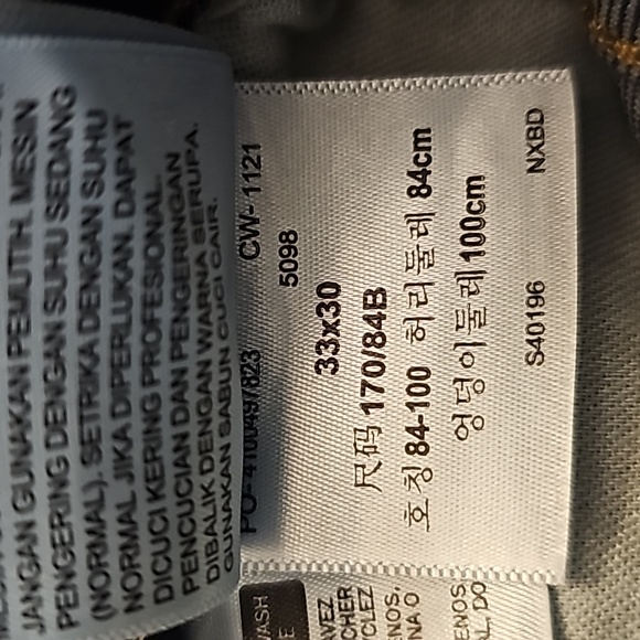 Levi's 512 Skinny Slim Fit Denim Jeans - Picture 10 of 10